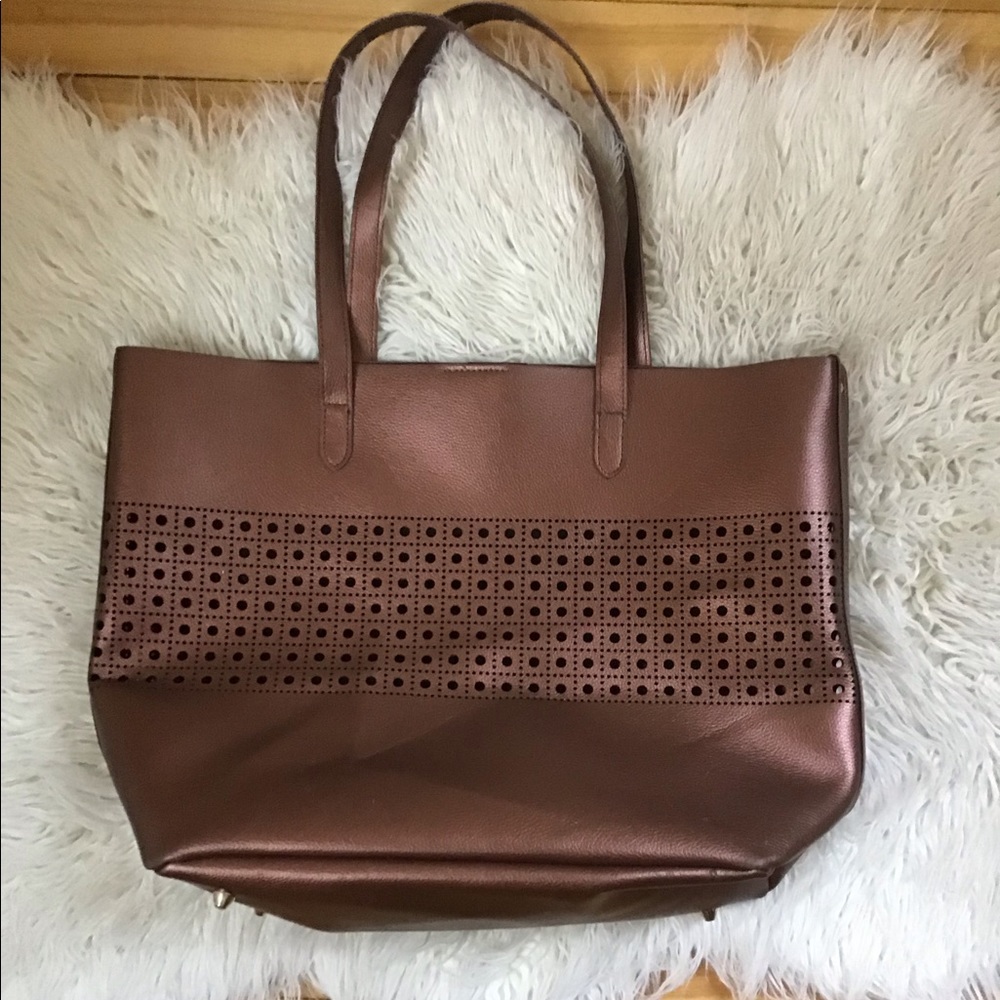 SHINY BRONZE BAG